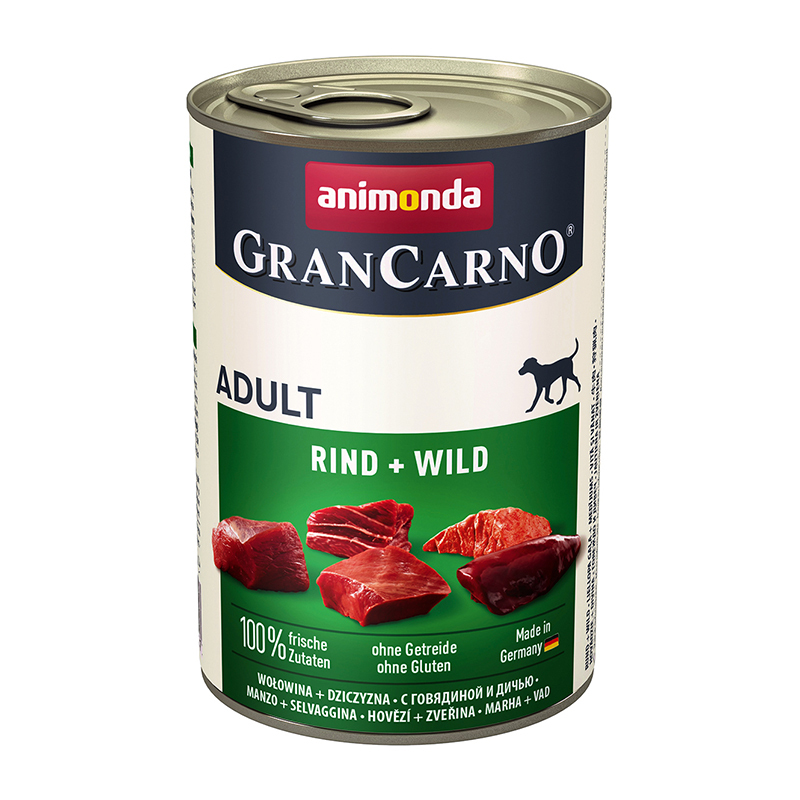 ANIMONDA Gran Carno wołowina z dziczyzną 400g