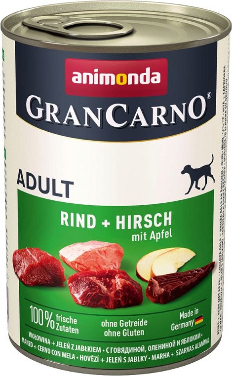 ANIMONDA Gran Carno jeleń i jabłko 400g