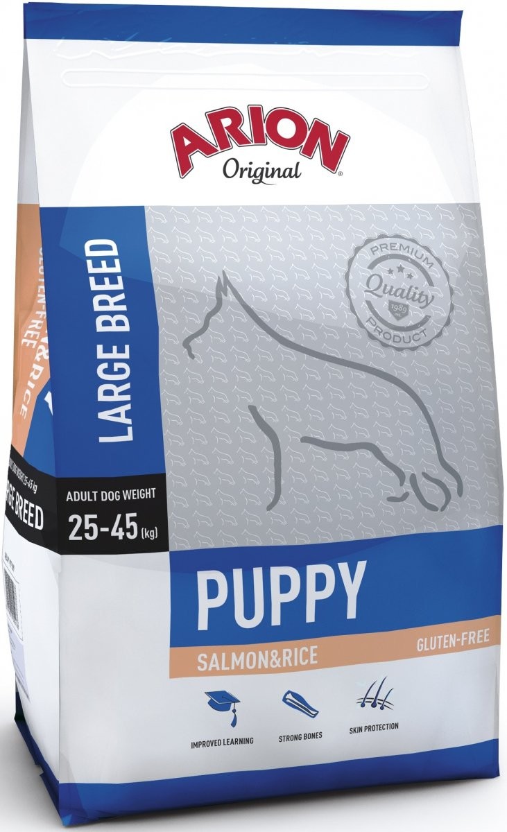 ARION Orig. PIES Puppy LARGE SALMON&RICE 3kg