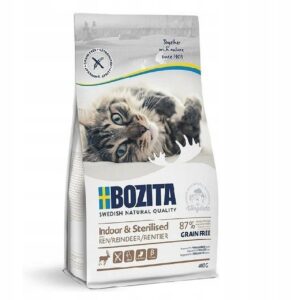 262 BOZITA kot sucha GF Indoor&Sterilised renifer 400g