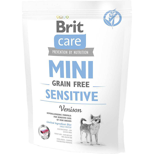 BRIT CARE pies Mini Grain-Free Sensitive 400g