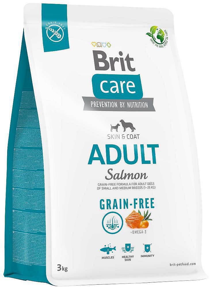 BRIT CARE pies Grain Free Adult Salmon 3kg