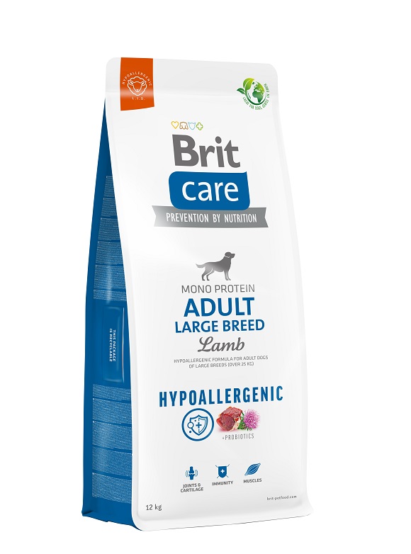 BRIT CARE pies Hypoallergenic Adult Larg Breed Lamb12kg