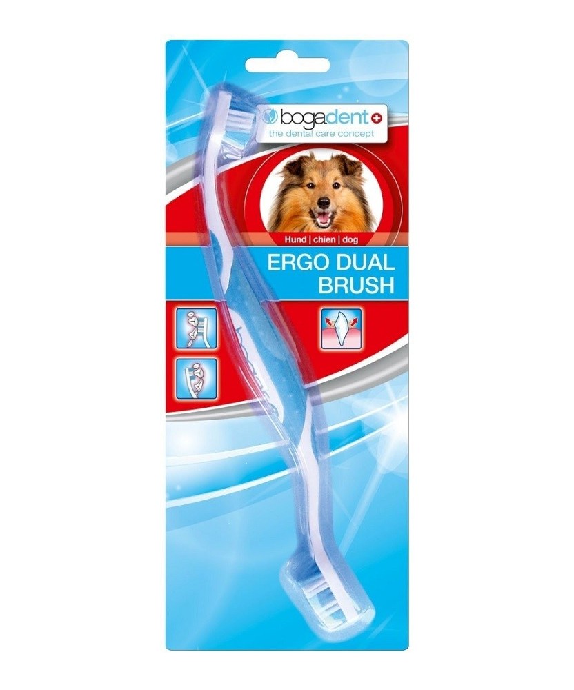 BOGAR Ergo Dual Brush -szczoteczka do zębów 1 szt