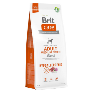 BRIT CARE pies Hypoallergenic Adult Medium Lamb 12kg