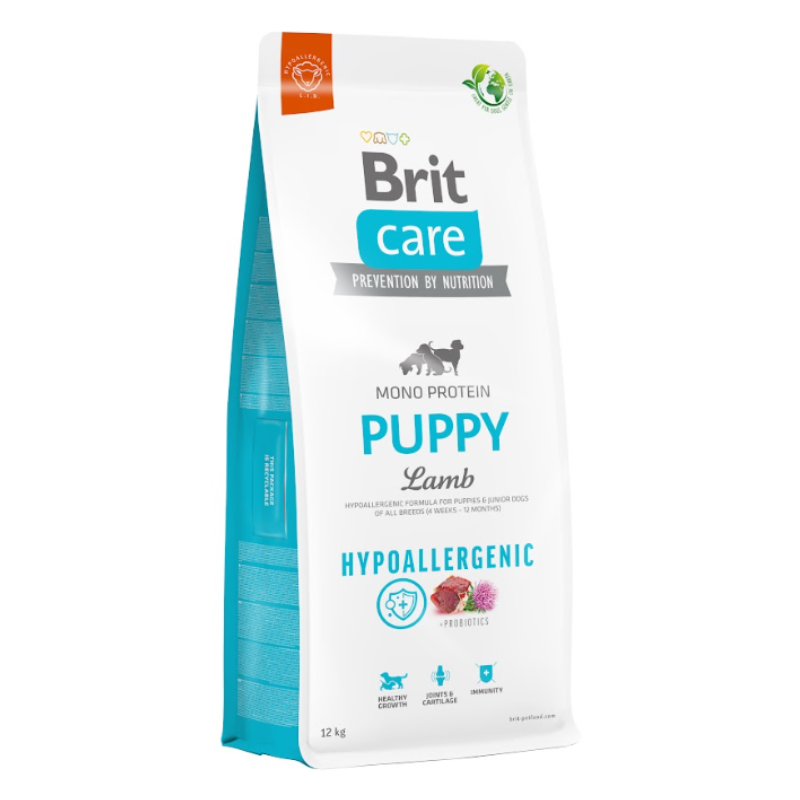 BRIT CARE pies Hypoallergenic Puppy Lamb 12kg