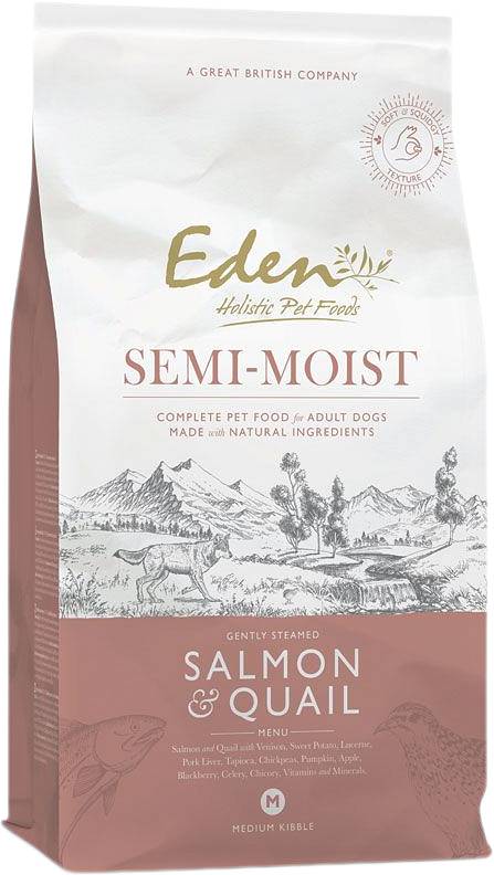 Eden Salmon&Quail Medium Półwilgotna karma dla psa