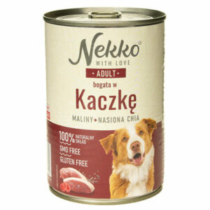 NEKKO pies Adult Kaczka, Maliny, nasiona Chia 400g