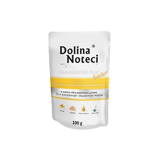 DOLINA NOTECI Premium Junior Small Żołądki z kurczaka 100g