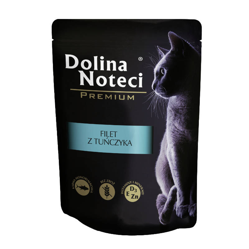 DOLINA NOTECI Premium Filet z tuńczyka dla kota 85g
