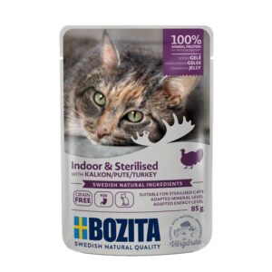 BOZITA kot Indoor & Sterilised Indyk galaretka 85g
